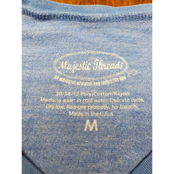 Women's Majestic Threads MLB Chicago Cubs Vintage Feel Raglan | Size Medium - Picture 7 of 7